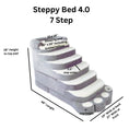 Load image into Gallery viewer, Steppy Bed 4.0- 7 Step Paw Steps and Bed for Dogs and Cats