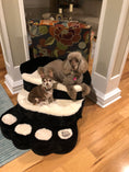 Load image into Gallery viewer, Steppy Bed 5.5 - 3 Step Paw Steps and Bed for Dogs and Cats