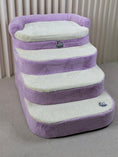 Load image into Gallery viewer, Steppy Bed 5.5- 4 Step Dog Steps - Round Base