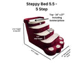 Load image into Gallery viewer, Steppy Bed 5.5- 5 Step Paw Base - Available 9/2