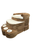 Load image into Gallery viewer, Steppy Bed 5.5 - 3 Step Paw Steps and Bed for Dogs and Cats