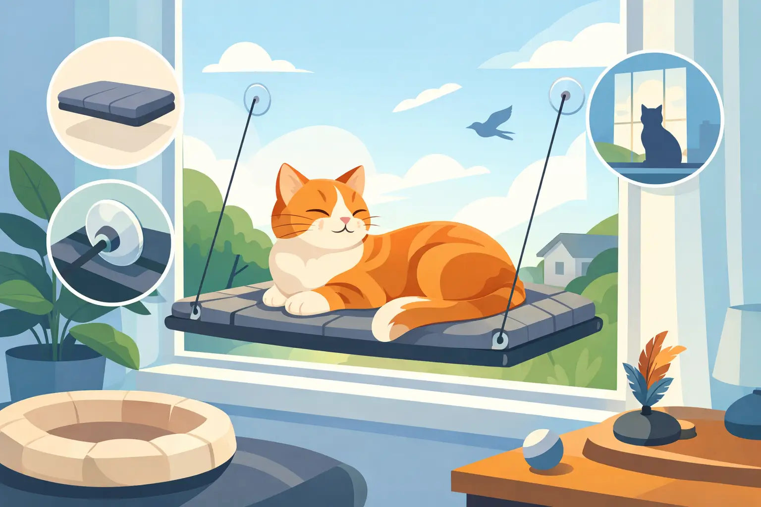 Best Window Perch for Cats: What to Look For