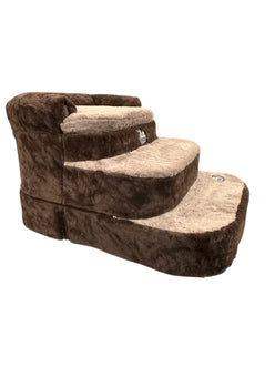 Steppy Bed 5.5 - 3 Step Round- Steps and Bed for Dogs and Cats