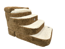 Steppy Bed 5.5- 4 Step Round Steps And Bed for Dogs and Cats