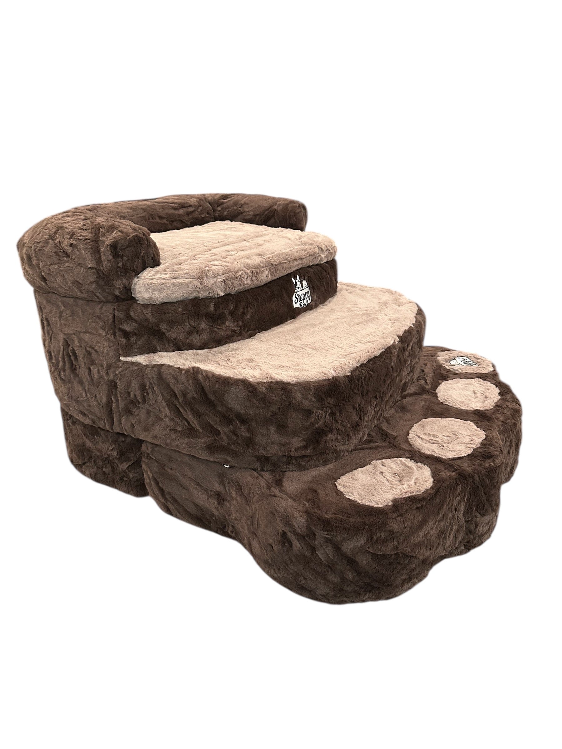 Steppy Bed 5.5 - 3 Step Paw        Steps and Bed for Dogs and Cats