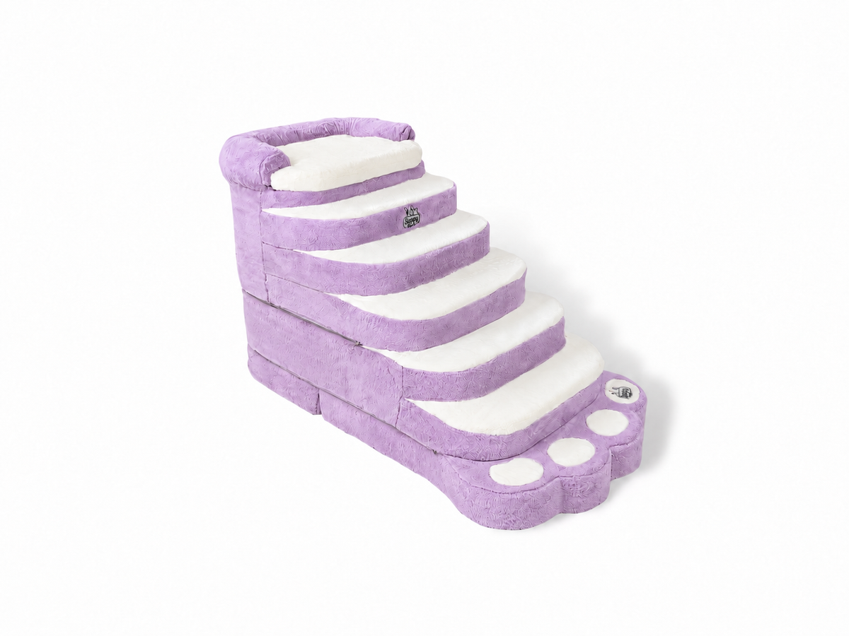 Steppy Bed 4.0- 7 Step Paw         Steps and Bed for Dogs and Cats