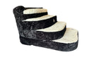Steppy Bed 5.5- 4 Step Dog Steps - Round Base