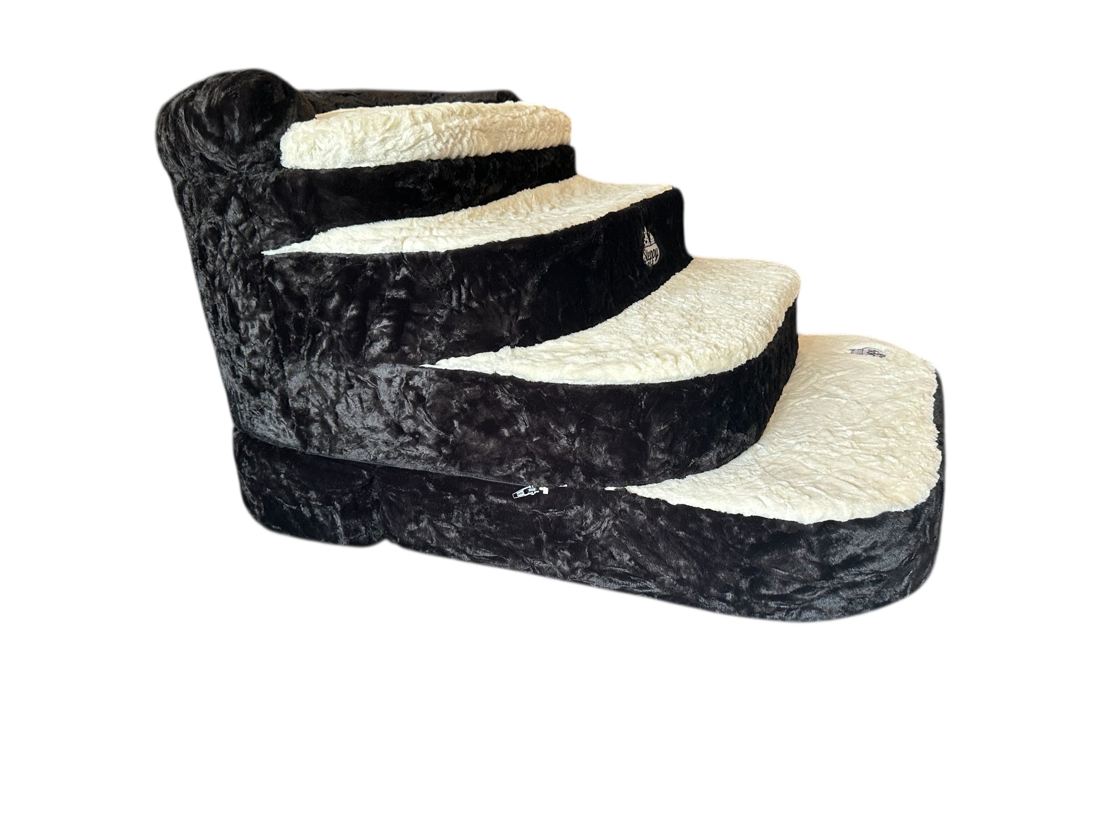 Steppy Bed 5.5- 4 Step Round Steps And Bed for Dogs and Cats