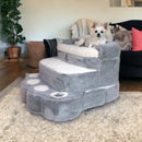 Steppy Bed 5.5 - 3 Step Dog Steps - Paw Base