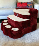 Steppy Bed 5.5 - 3 Step Dog Steps - Paw Base