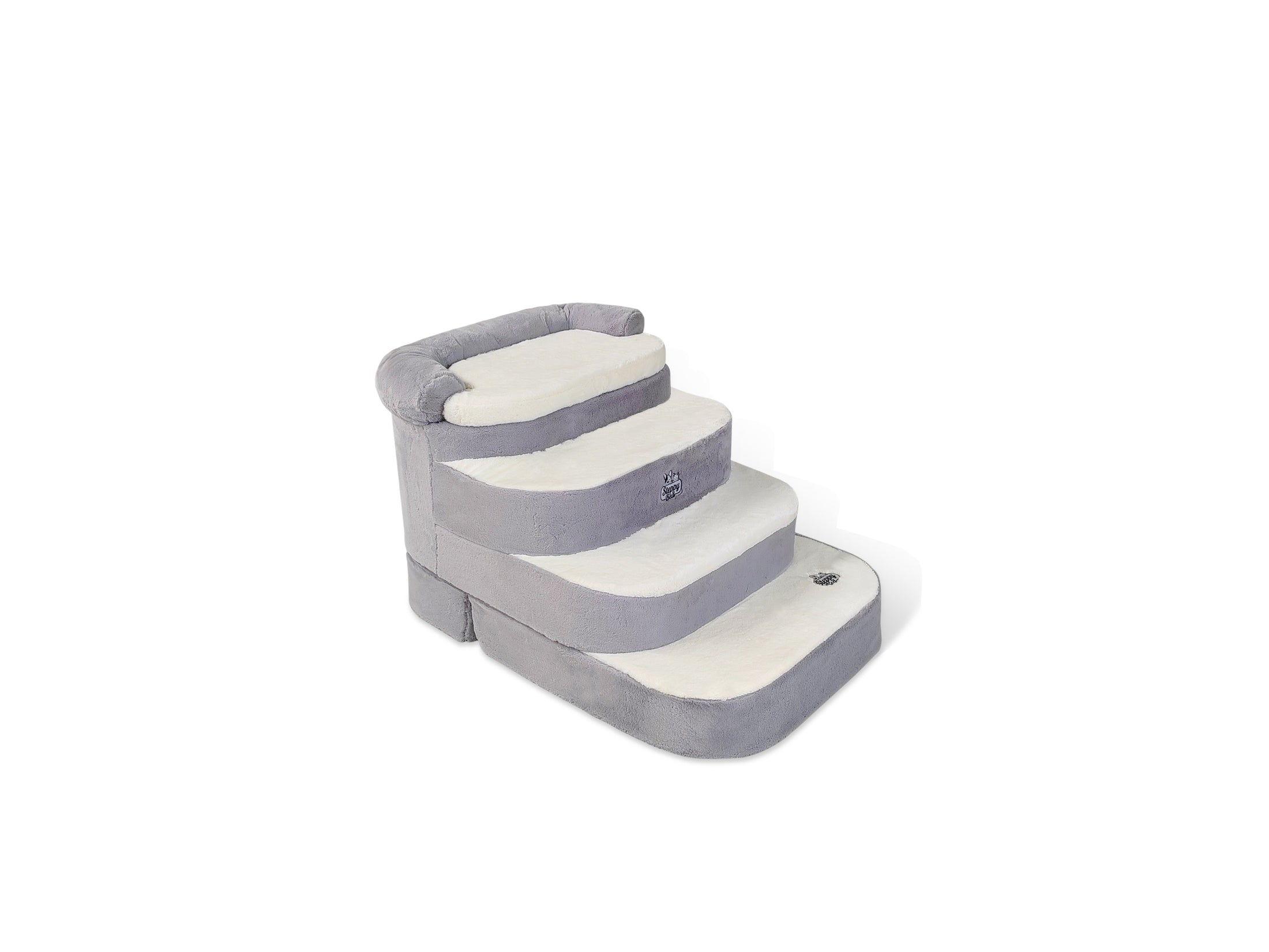 Steppy Bed 5.5- 4 Step Round Steps And Bed for Dogs and Cats