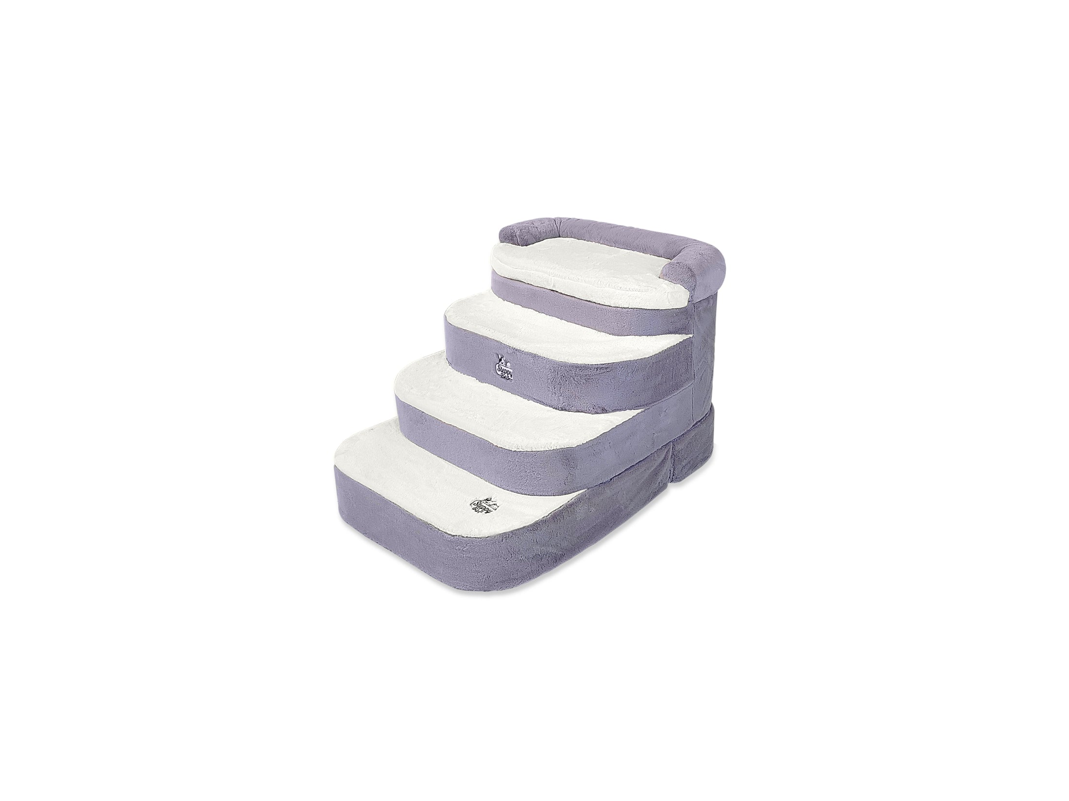 Steppy Bed 5.5- 4 Step Round Steps And Bed for Dogs and Cats