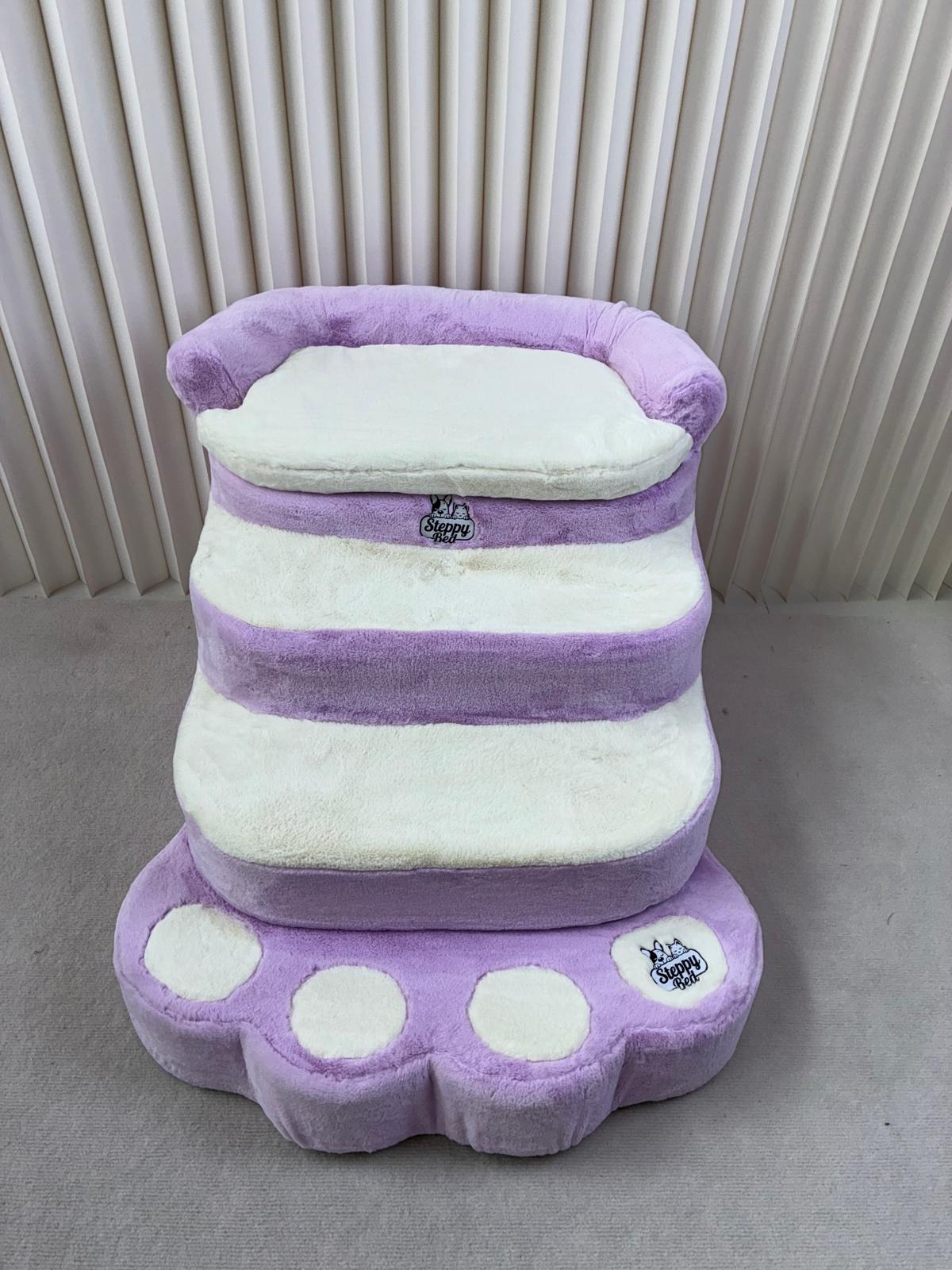 Steppy Bed 5.5- 4 Step Dog Steps - Paw Base- Available 9/2
